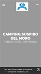 Mobile Screenshot of campingsuspirodelmoro.com